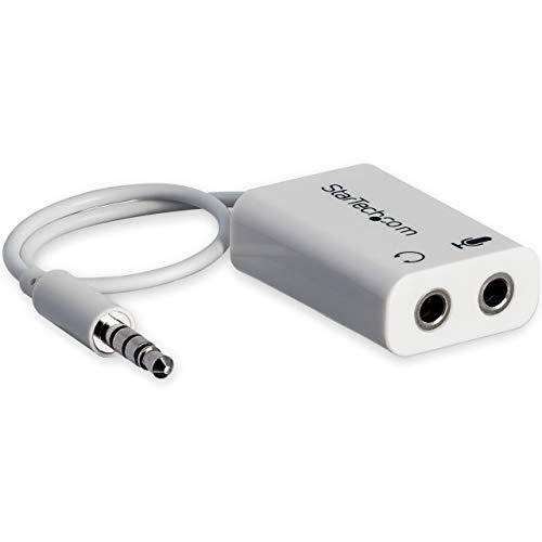 StarTech.com 4 Position Microphone and Headphone Splitter – 3.5 mm – 4 Pin /