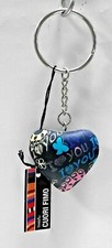 Portachiavi    "CUORI  FIMO  / I  LOVE  YOU"  