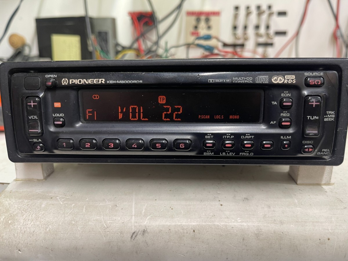 KEHM8000RDS Pioneer autoradio Vintage RARE Multi CD CONT-Perfect
