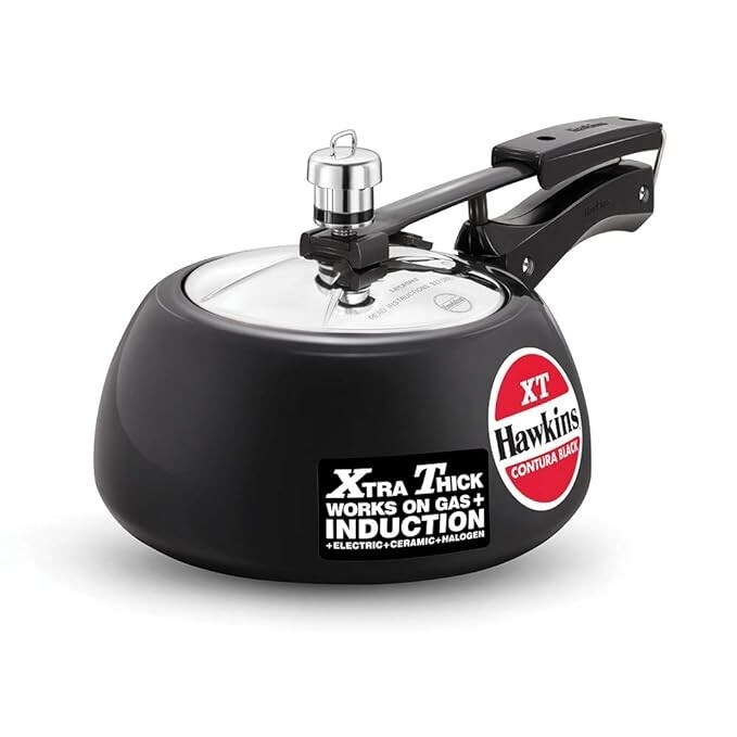 Hawkins Contura Black XT 3L Aluminium Inner Lid Pressure