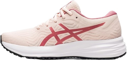 ASICS White Pink Blue Low Top Sneakers Lace Up Athletic Shoes