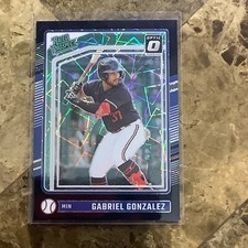2024 Donruss Optic Gabriel Gonzalez Black Velocity Rated Prospect /39 Twins B-18