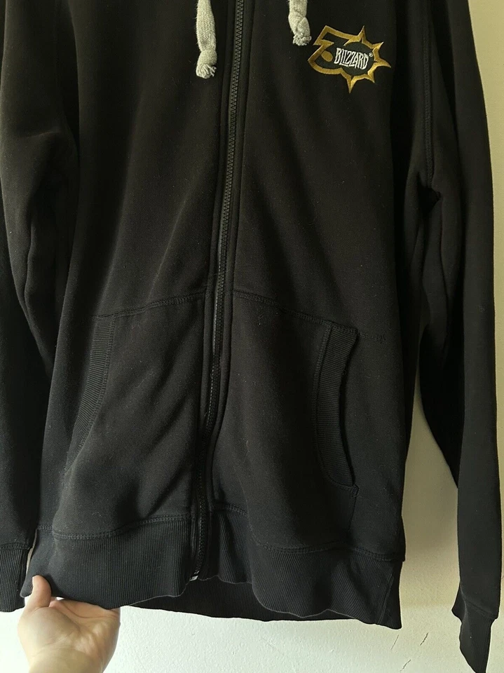 Sudadera con capucha cremallera completa Victoria 30 aniversario Blizzard Black Antigua para hombre Foto 2 de 4