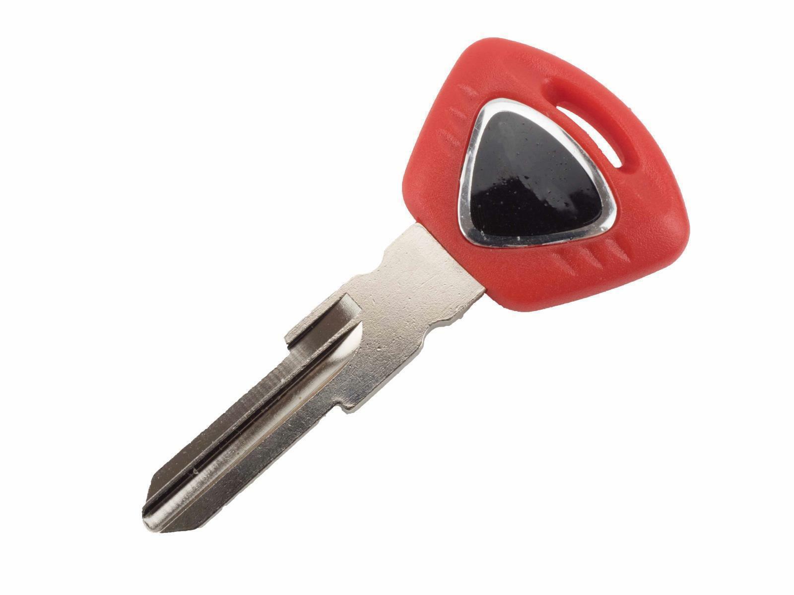 Key Blank Red fit for Triumph Tiger 800/XR / Xrx / Xrt T800XR/15 2015-