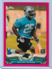 2013 TOPPS CHROME KENJON BARNER ROOKIE REFRACTOR CARD RC #178 ~ 001/399 ~ UNIQUE