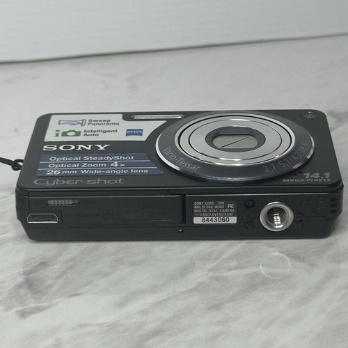 Sony CyberShot DSC-W350 Black Compact Digital Camera TESTED & WORKING! - Picture 8 of 12