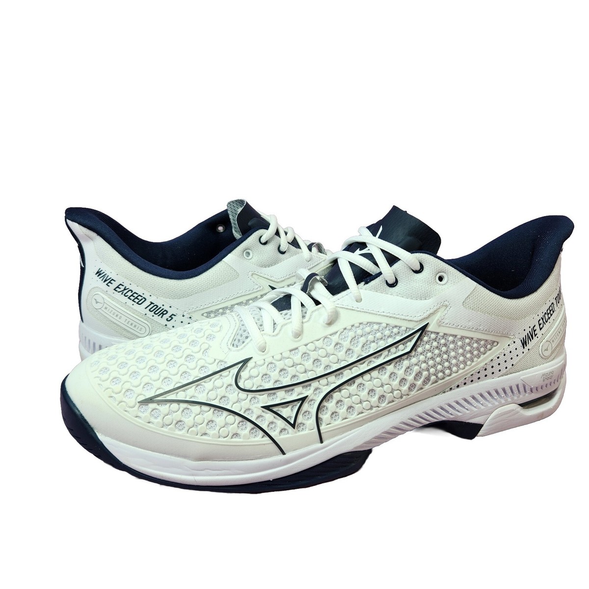 MIZUNO Wave Exceed Tour 5 AC $135 Sz 13 Tennis Shoe White