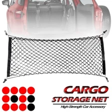 36" Double Layer Rear Trunk Cargo Net Elastic Envelope Mesh Organizer fit Tesla