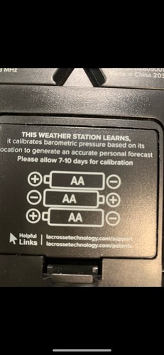 La Crosse Technology Wireless Color Weather Station & Outdoor Sensor - Picture 5 of 9