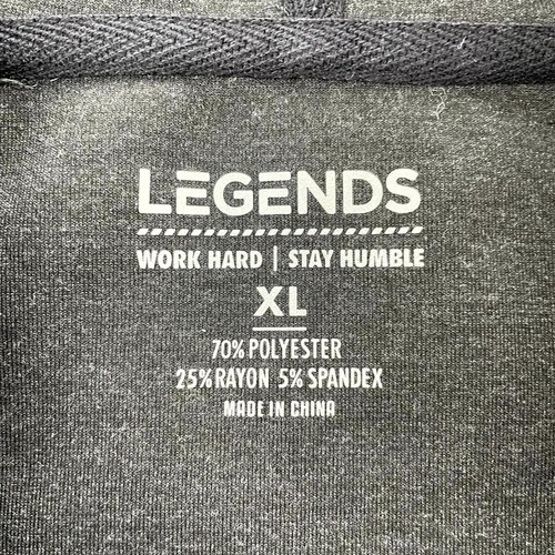 Legends Hoodie Mens Extra Large Black Hawthorne Stretch Full Zip Performance - Picture 5 of 9
