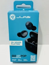 NEW JLab GO Air POP True Wireless In-Ear Headphones Black NIB EBGAIRPOPRBLK124