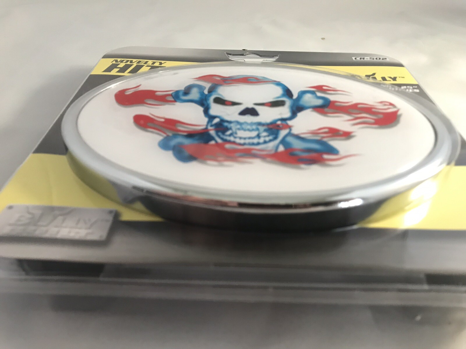 Flaming Skull Bully Built Novelty Cover Plug for Trailer Hitches eBay