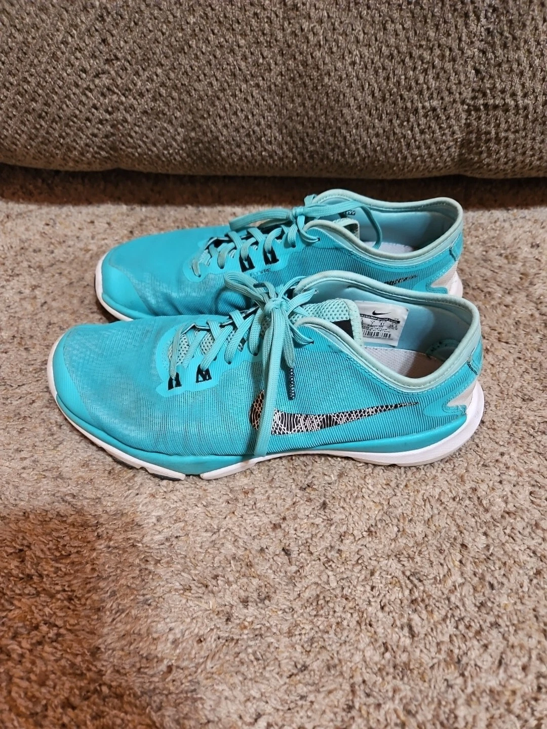Chaussures de sport femme Turquoise Nike Training Flex Supreme TR4 pointure 9,5 819027 300