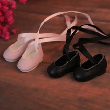 Handmade Pink/Black Shoes For 1/8 BJD Doll SD Doll WX8-172