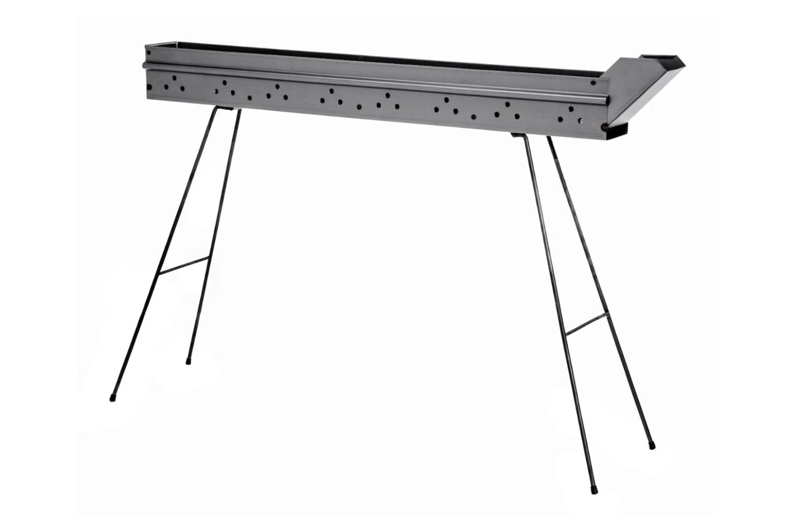 Fornacella Grill IN Iron Creps Wraps Arrosticini Skewers Standing Folding 110CM