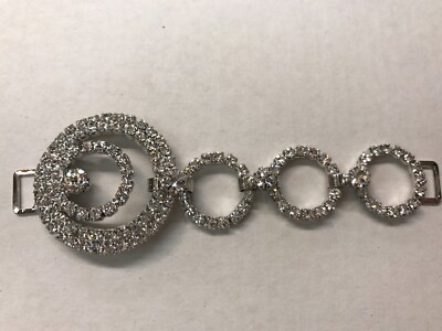Konzentrisches Kreis Design - Kristall Schmuck Kette - Riemen