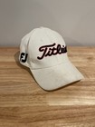 Titleist Mens White Hat Cap Golf FJ FootJoy Pro V1 Size M/L
