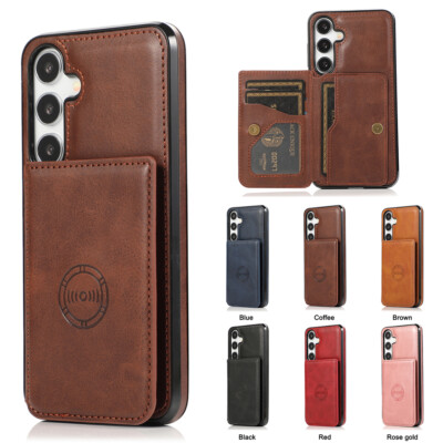 For Samsung Galaxy ''A'' Series Magsafe Magnetic Leather Flip Card Wallet Case