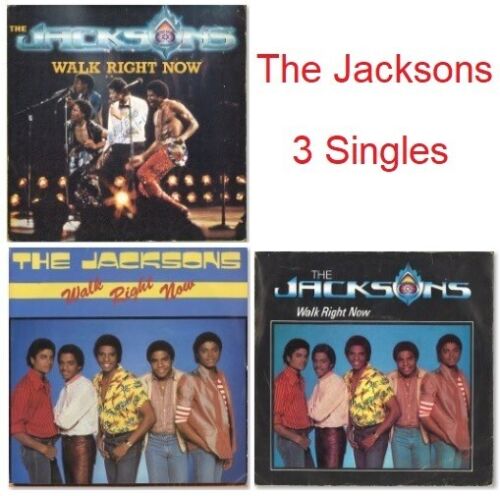 Michael Jackson & The Jacksons Walk Right Now (3x7" UK, Holland, Spain - 1980) - Picture 1 of 13