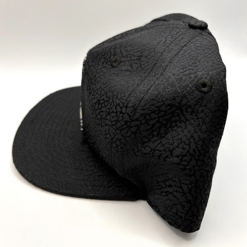 Air Jordan Jumpman Kids Youth Snapback Hat Gray Black Elephant Print Metal Logo - Picture 3 of 10