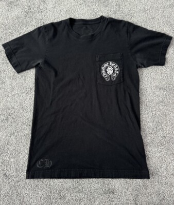 GREATCONDITION*SMALL Chrome hearts American Flag TShirt Black