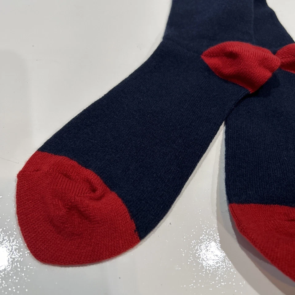 Polo Ralph Lauren Bota de Lana Cachemira Vestido Calcetines Cómodos Azul Marino I Love Polo Foto 2 de 4