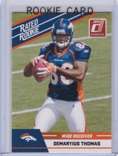 DEMARYIUS THOMAS ROOKIE CARD 2010 Denver Broncos Donruss Football RATED RC