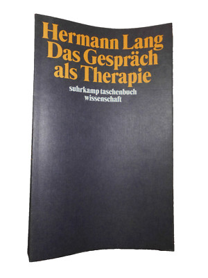 Das Gespräch als Therapie--Hermann Lang---suhrkamp taschenbuch wissenschaft