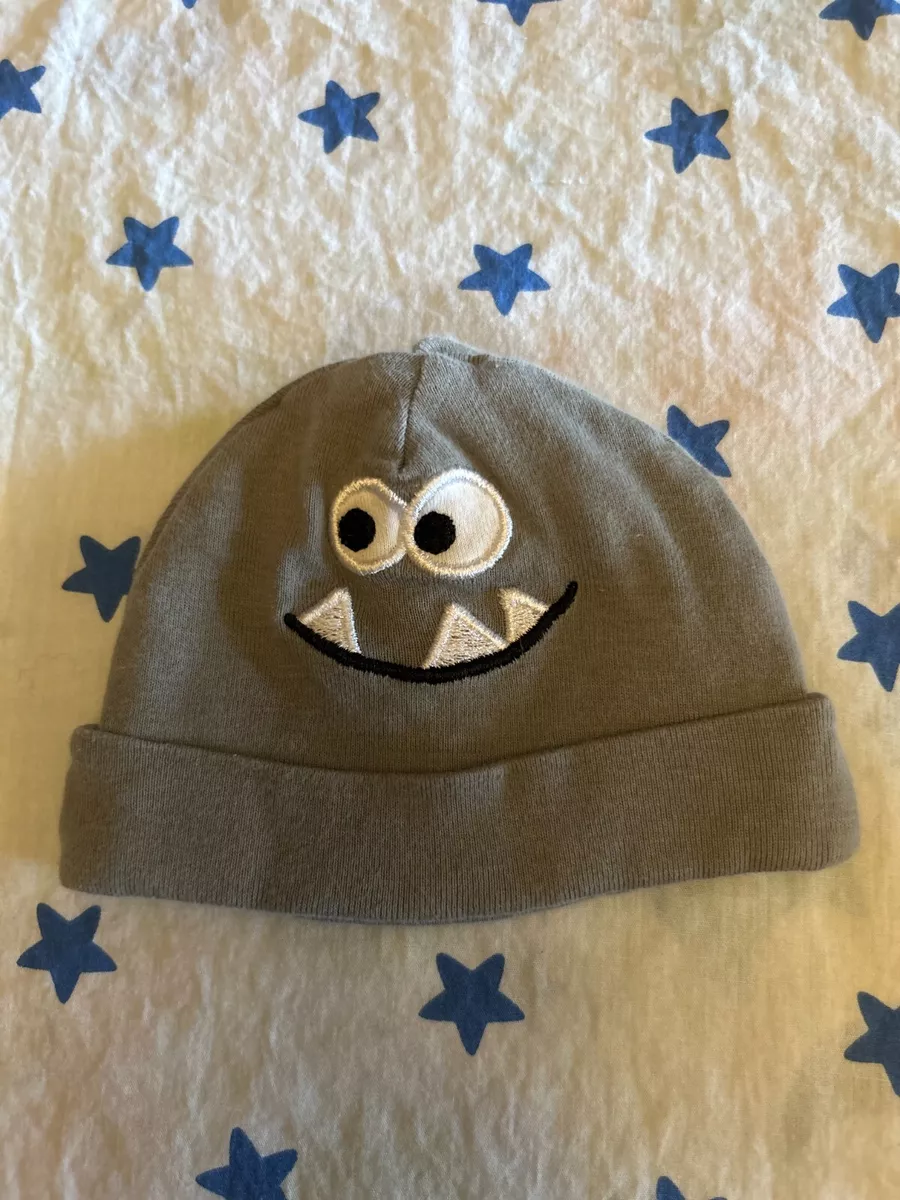 Gerber s little boys shark hat gray new born eBay