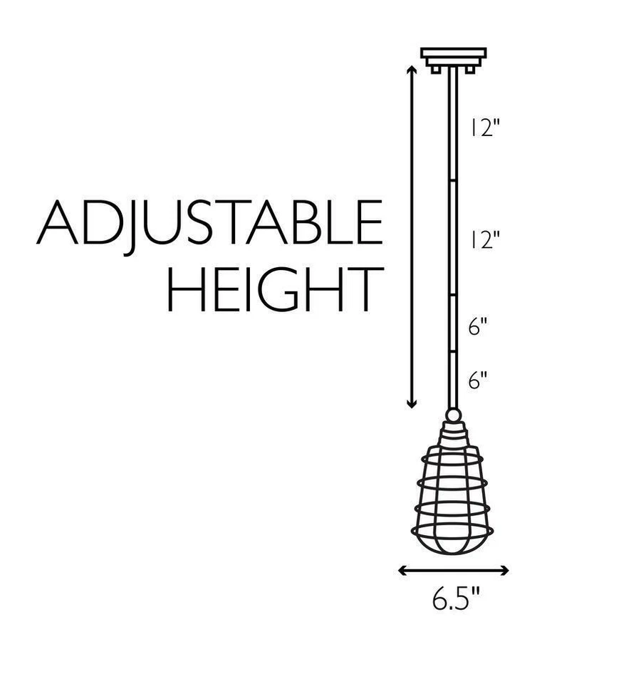 Mini colgante interior Design House Ajax Collection 1 luz café texturizado bronce Foto 3 de 4