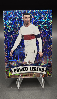 Cristiano Ronaldo 2023 Leaf Prized Legend  Blue Crystal Parallel /20 Portugal