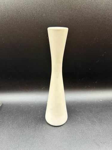 Vintage VAN BRIGGLE Bud Vase 9"   Almond Matte Glaze Art Pottery MCM