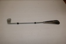 Vintage Golf Club Shaped Shoe Horn 15" Long Chrome Plated