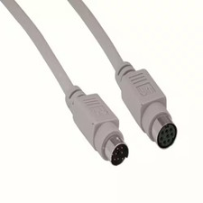 6 Ft. Mini-Din8 M/F Serial Extension Cable
