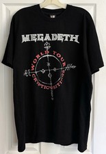 Vintage Megadeth 90's Cryptic Writings World Tour Giant T-Shirt Size XL.NICE