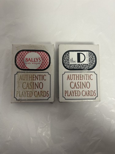 Authentic Las Vegas Casino Playing Cards - 18 Deck