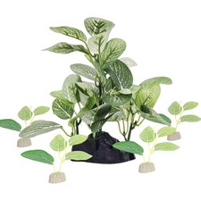 5PCS Artificial Fish Tank Plants Silk Aquarium Plant Silk Plants for Betta Fi...