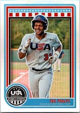 Tre Phelps 2025 Panini USA Stars & Stripes Baseball RC Base Card 