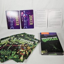 Nickelodeon Teenage Mutant Ninja Turtles Large 5" Playing Cards COMPLETE