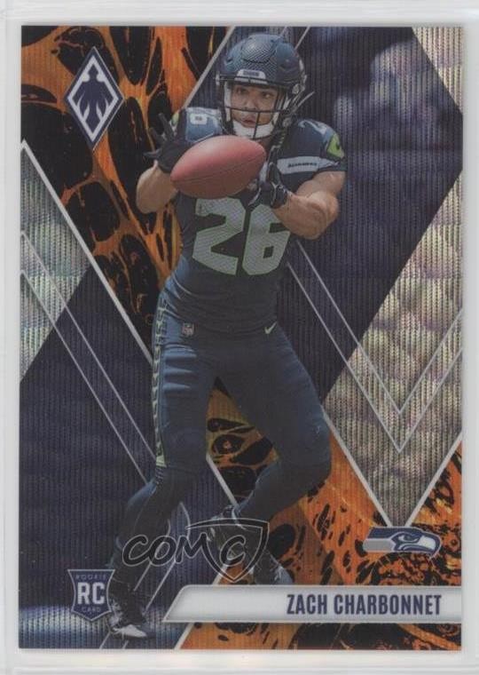 2023 Panini Phoenix Rookies Lava 94/175 Zach Charbonnet #127 0rd2