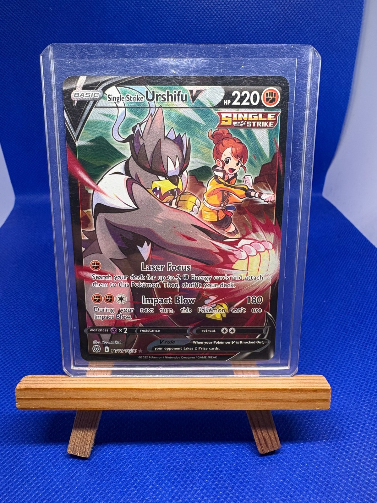 Single Strike Urshifu V Brilliant Stars TG18/TG30 NM