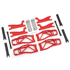 Traxxas 8995R - WideMaxx Suspension Kit, Red, Maxx