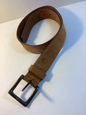 Timberland Leather Belt Men's Workwear Work Wheat Light Brown Size 32 Waist