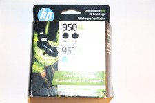HP GENUINE 950XL BLACK  951XL COLOR INK NEW  USED