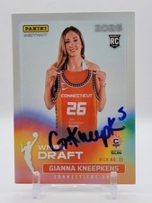 GIANNA KNEEPKENS SIGNED 2026 PANINI INSTANT WNBA DRAFT AUTOGRAPH CONNECTICUT SUN