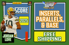 2025 PANINI SCORE SINGLES - Inserts, Parallels & Base - Multi-Card Discounts!