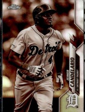 2020 Topps Chrome #19 Jeimer Candelario Sepia Refractor