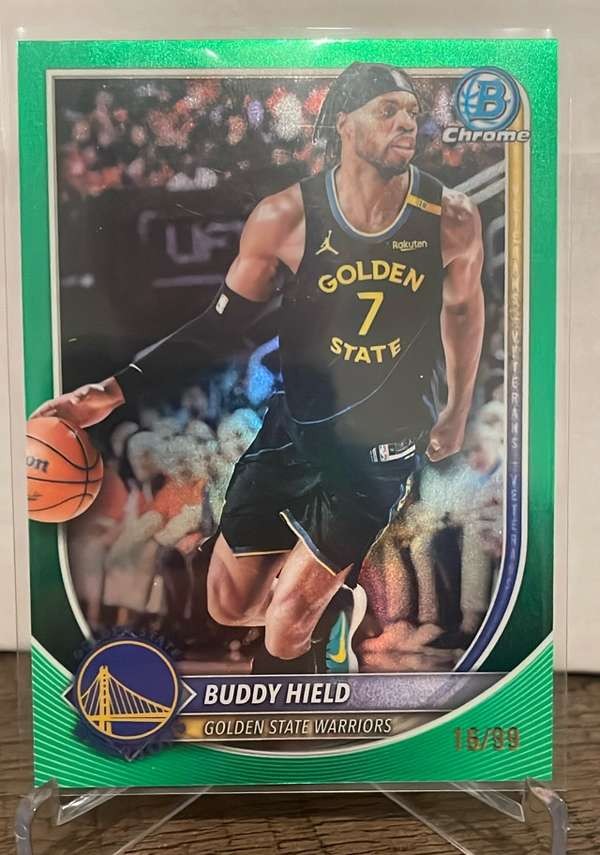 2025-26 Bowman - Chrome Green Geometric #BCV-37 Buddy Hield