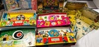Vintage Tin Shooting Gallery Lot Of 7 Ohio Art  Hopalong Carnival Jungle Fruit