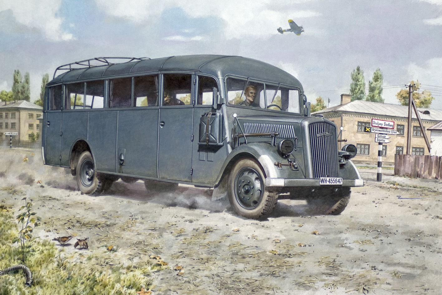 Roden 720 - 1:72 Opel Blitz Bus 3.6-47 Type W39 Ludewig - New